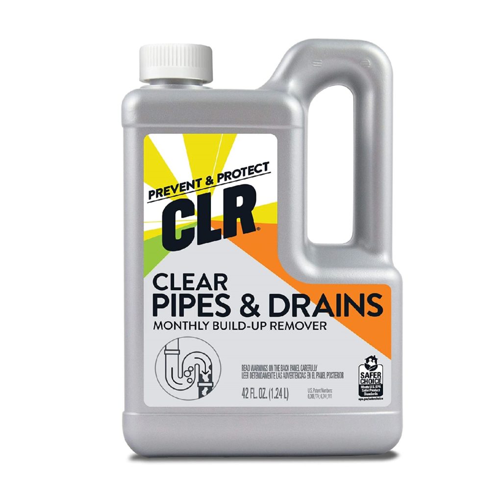  CLR Clear Pipes & Drains Clog Remover and Cleaner, For Shower, Sink, Toilet, Garbage Disposal, 42 Ounce Bottle