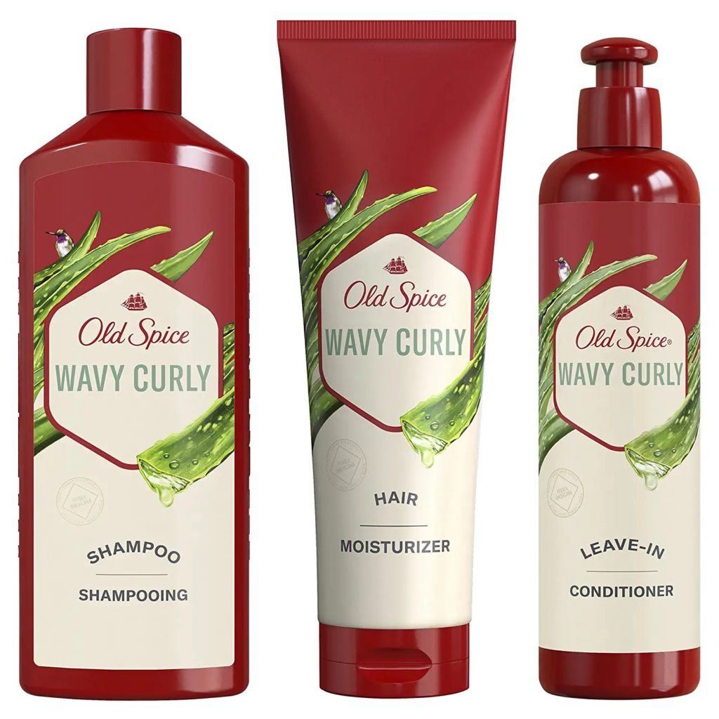 Old Spice Shampoo, Conditioner and Leave-in Conditioner Set for Men