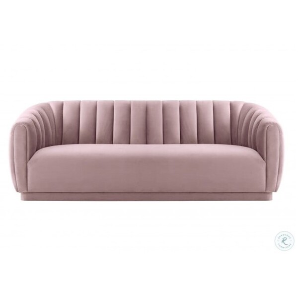 HomeThangs Furniture Contemporary Design Furniture Arno Blush Velvet Sofa Cdf-S168 Review