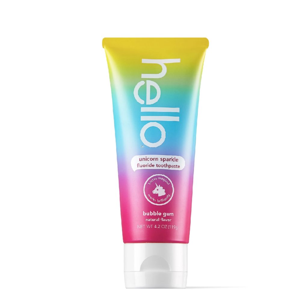 Hello Kids Unicorn Sparkle Fluoride Toothpaste