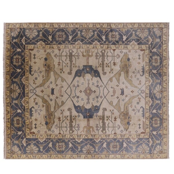 Manhattan Rugs Turkish Oushak Hand-Knotted Wool Rug