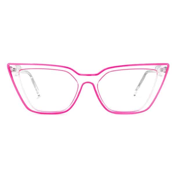 Vooglam Lyuba - Rectangle Bright/Pink Eyeglasses