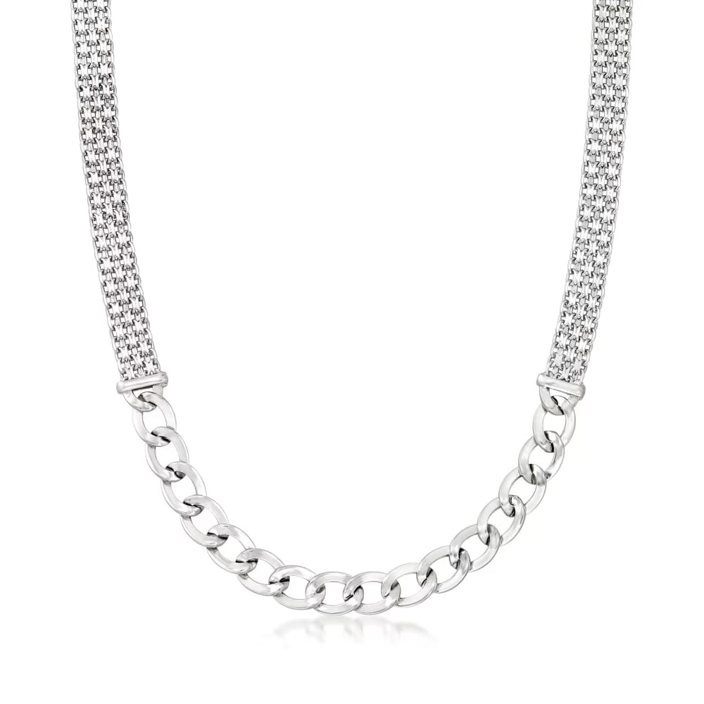 Ross-Simons Sterling Silver Bismark and Curb-Link Necklace Review