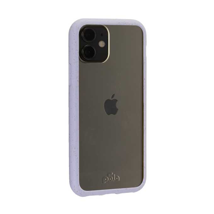 Pela Clear Eco-Friendly Phone Case in Lavender