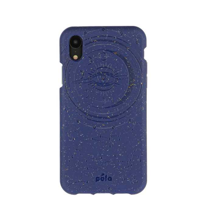 Pela Retrograde Edition Eco-Friendly Phone Case in Cosmic Blue