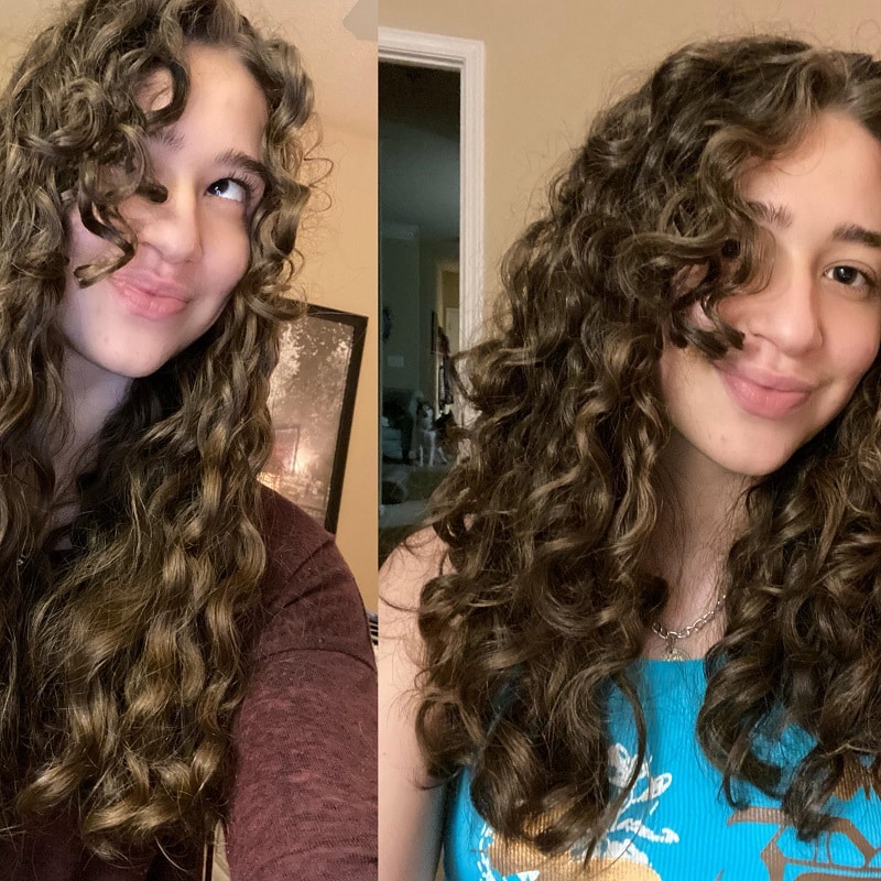 Curly Hair Layers Before and After: A Transformative Look