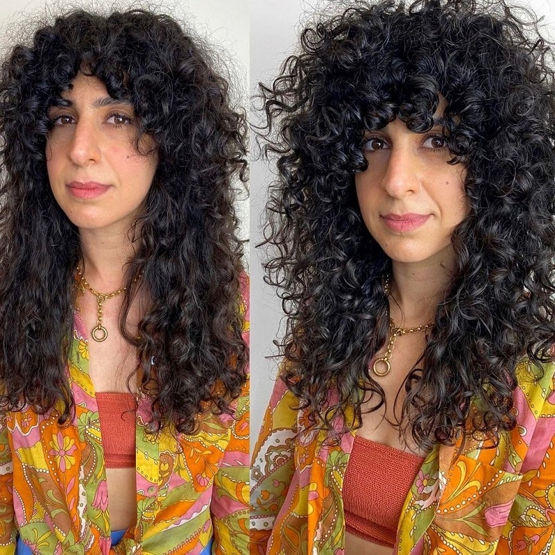 Curly Hair Layers Before and After: A Transformative Look