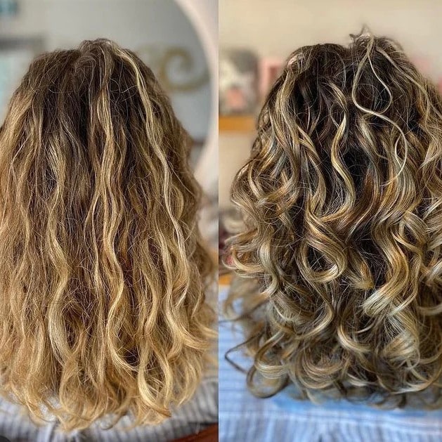 Curly Hair Layers Before and After: A Transformative Look