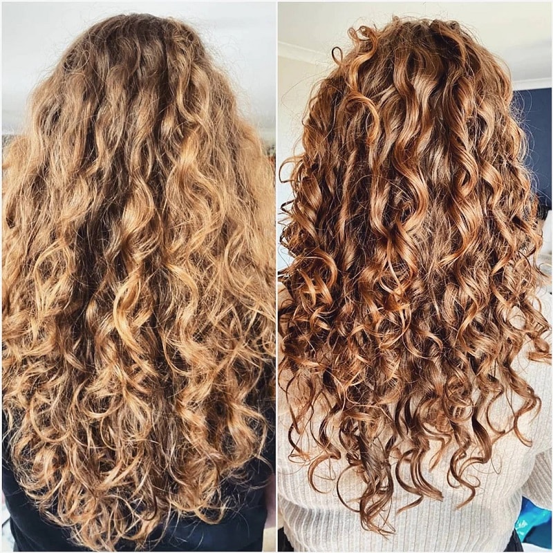 Curly Hair Layers Before and After: A Transformative Look