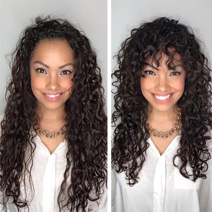 Curly Hair Layers Before and After: A Transformative Look