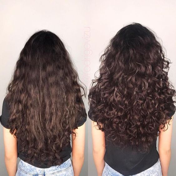 Curly Hair Layers Before and After: A Transformative Look