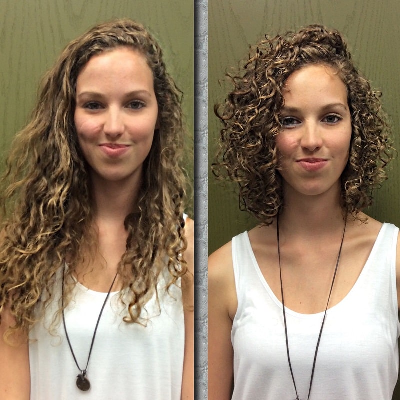 Curly Hair Layers Before and After: A Transformative Look