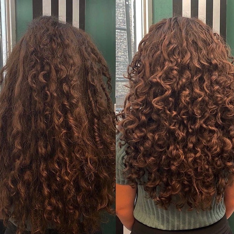 Curly Hair Layers Before and After: A Transformative Look