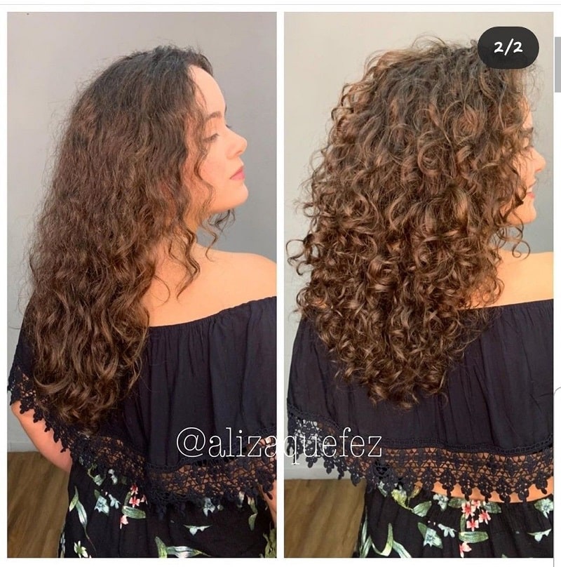 Curly Hair Layers Before and After: A Transformative Look