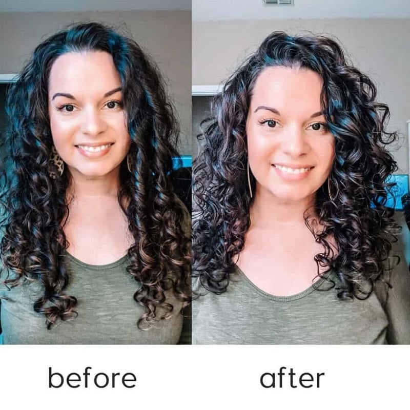 Curly Hair Layers Before and After: A Transformative Look