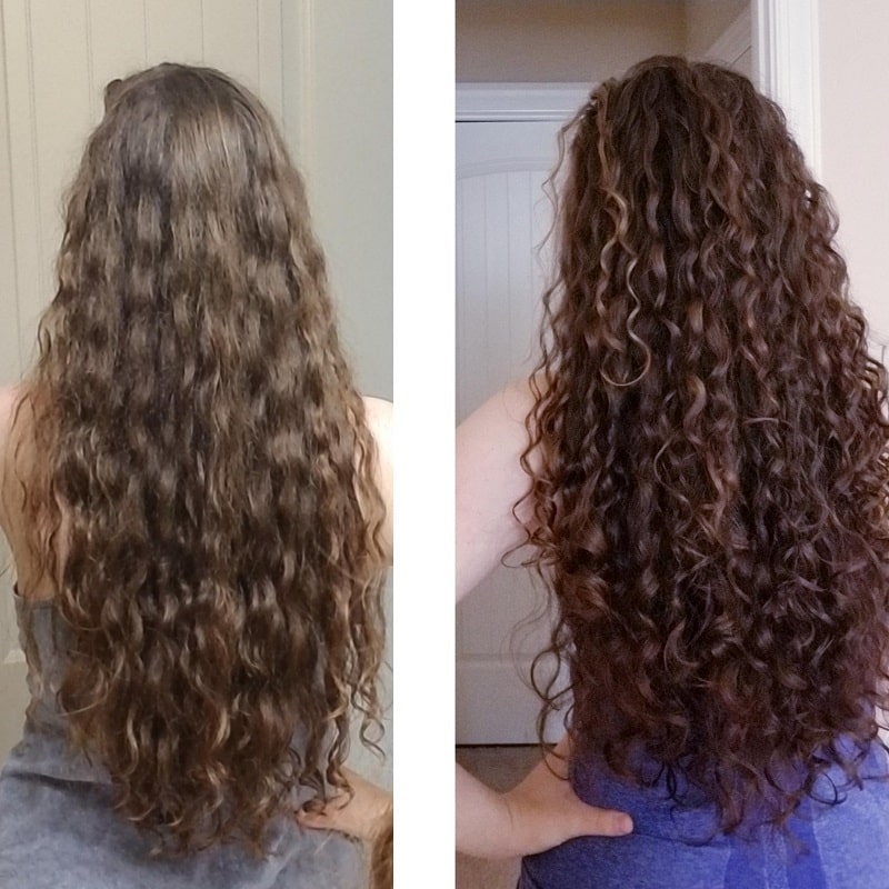 Curly Hair Layers Before and After: A Transformative Look