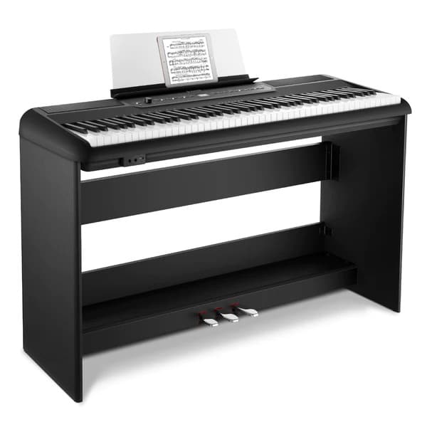 Donner Deal SE-1 Professional 88 Weighted Key Graded Hammer Action Console Digital Piano with Headphone