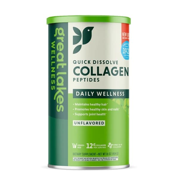 Great Lakes Wellness 16oz Collagen Peptides 