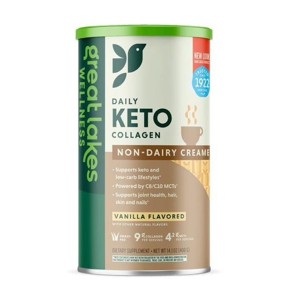 Great Lakes Wellness Daily Keto Collagen Peptides 