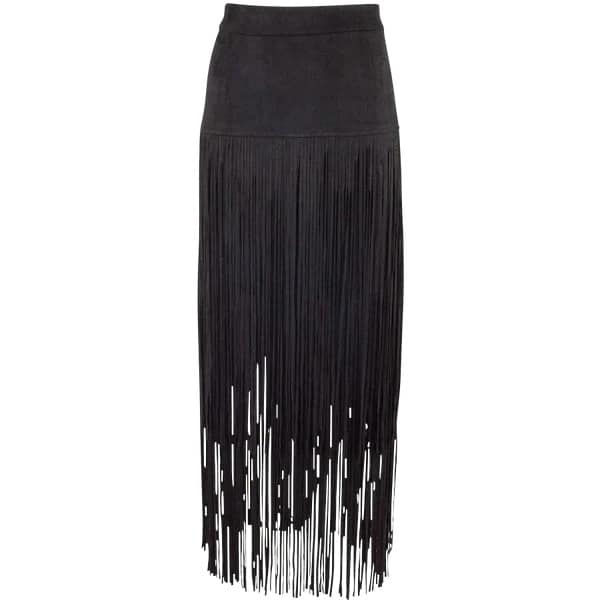 Pinto Ranch Review 3 Pinto Ranch Adore Faux Suede Long Fringe Skirt Review