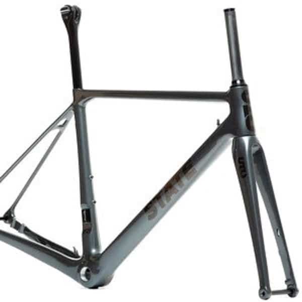 State Bicycle Undefeated Disc Road Frame & Fork Set - Pearl/ Tie-Dye