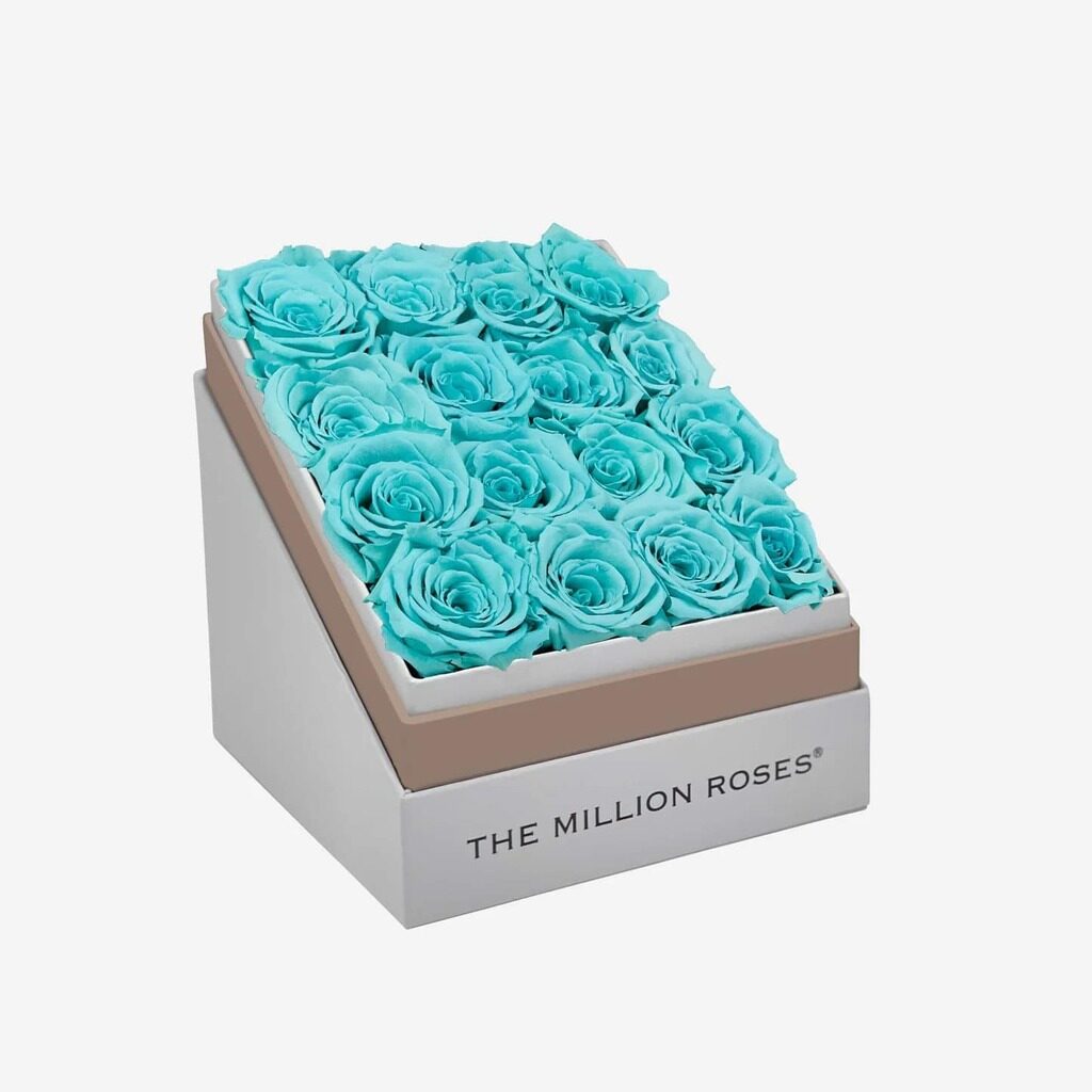The Million Roses Square White Box | Tiffany Blue Roses Review