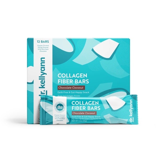 Dr Kellyann Collagen Fiber Bar - Chocolate Coconut