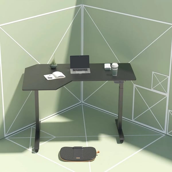 Fezibo Reversible L-Shaped Corner Standing Desk