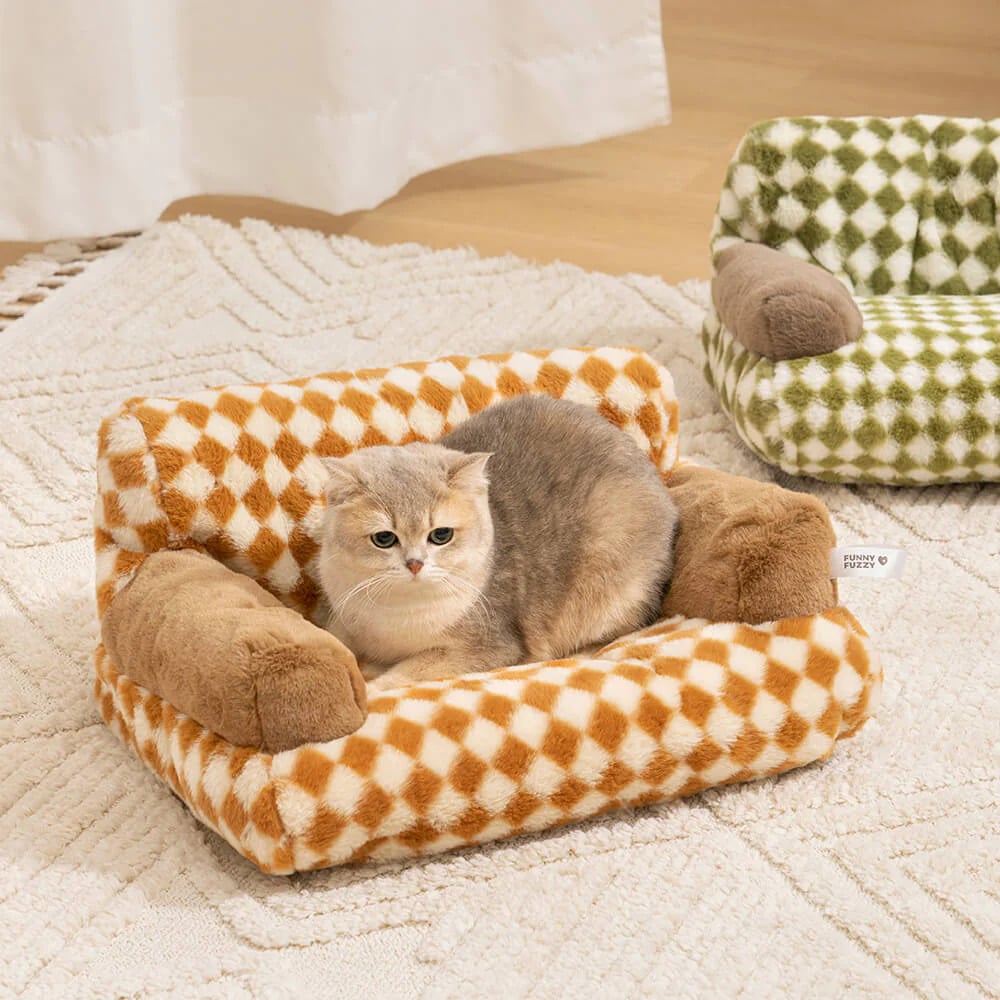 FunnyFuzzy Vintage Leisure Diamond Dog & Cat Sofa Bed Review
