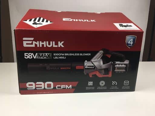 Enhulk 58V 930CFM Cordless Leaf Blower Review