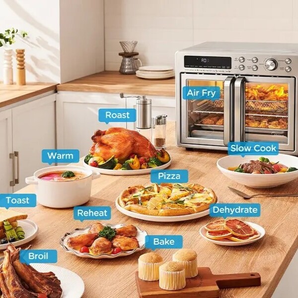 Midea Flexify™ French Door Air Fryer Oven vs. Emeril Lagasse 26 QT Extra Large AirFryer: Which One Wins? 7 Midea Flexify™ French Door Air Fryer Oven vs. Emeril Lagasse French Door AirFryer