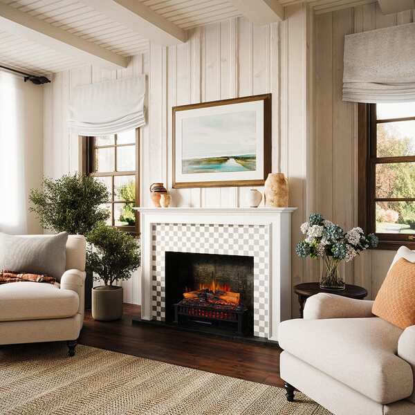 Electric Fireplaces Direct vs. Woodland Direct