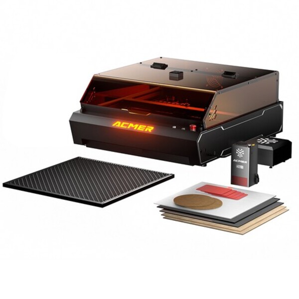 ACMER P3 48W Diode Enclosed Laser Engraver Review