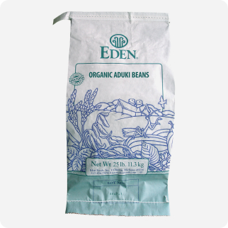 Aduki Beans, Organic, Dry - 25 lb