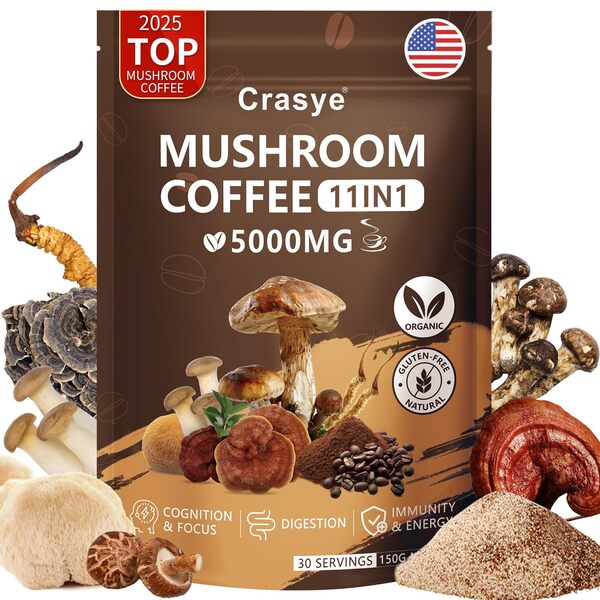 10 Best Low-Caffeine Mushroom Coffee Brands: Expert Picks for Gentle Energy and Focus 5 10 Best Low-Caffeine Mushroom Coffee Brands