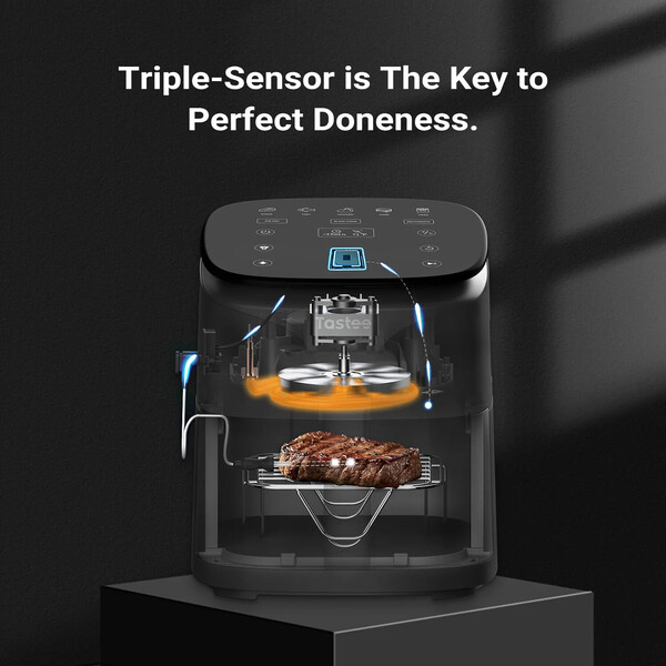 Tastee Ceramic Coated Air Fryer Review: A Precision Cooking System for Home 10 Tastee Sensor Magic Smart Air Fryer Review