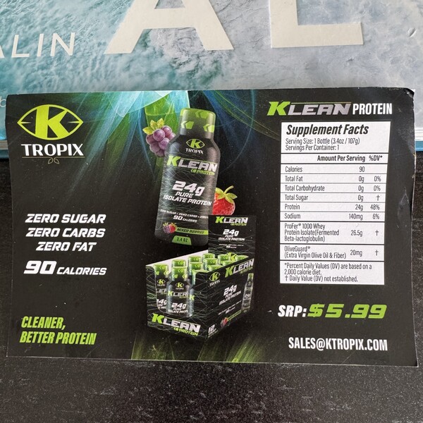 K Tropix Klean Protein Review: Does the Mixed Berries Shot Deliver on the Clean-Protein Promise? 5 K Tropix Klean Protein Review: Does the Mixed Berries Shot Deliver on the Clean-Protein Promise?