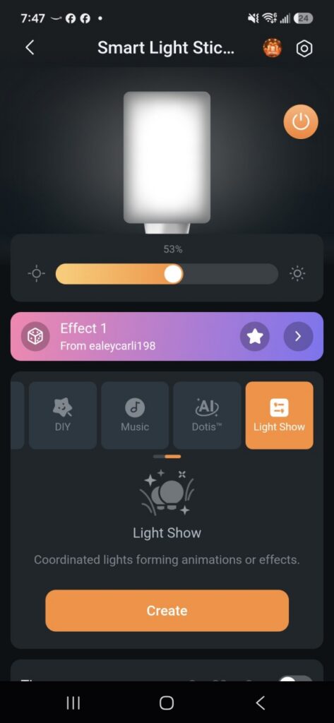 Linkind Smart Light Stick Review: Flame Effects, 50 Color Zones, and 850 Lumens From One E26 Bulb 14 Linkind Smart Light Stick Review: Flame Effects, 50 Color Zones, and 850 Lumens From One E26 Bulb 2